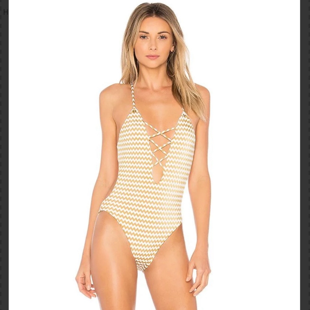 Blue life one piece swimsuit